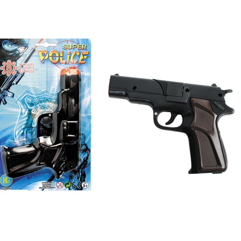 Pistolet police amorces 8 coups