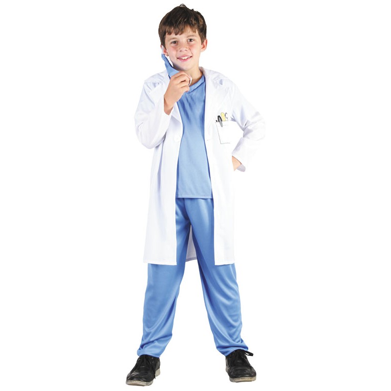 Blouse de docteur mixte enfant 7-9 ans