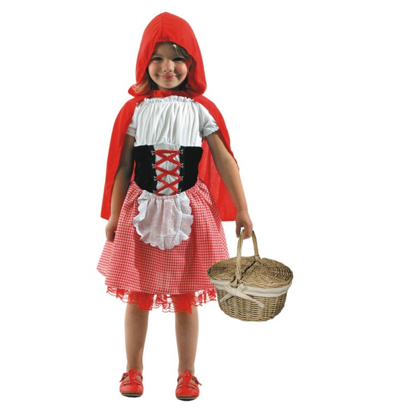 COSTUME CHAPERON ROUGE 4 A 6 ANS
