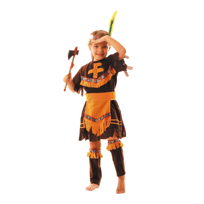 COSTUME APACHE FILLE 4 A 6 ANS