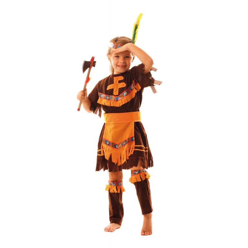 COSTUME APACHE FILLE 7 A 9 ANS
